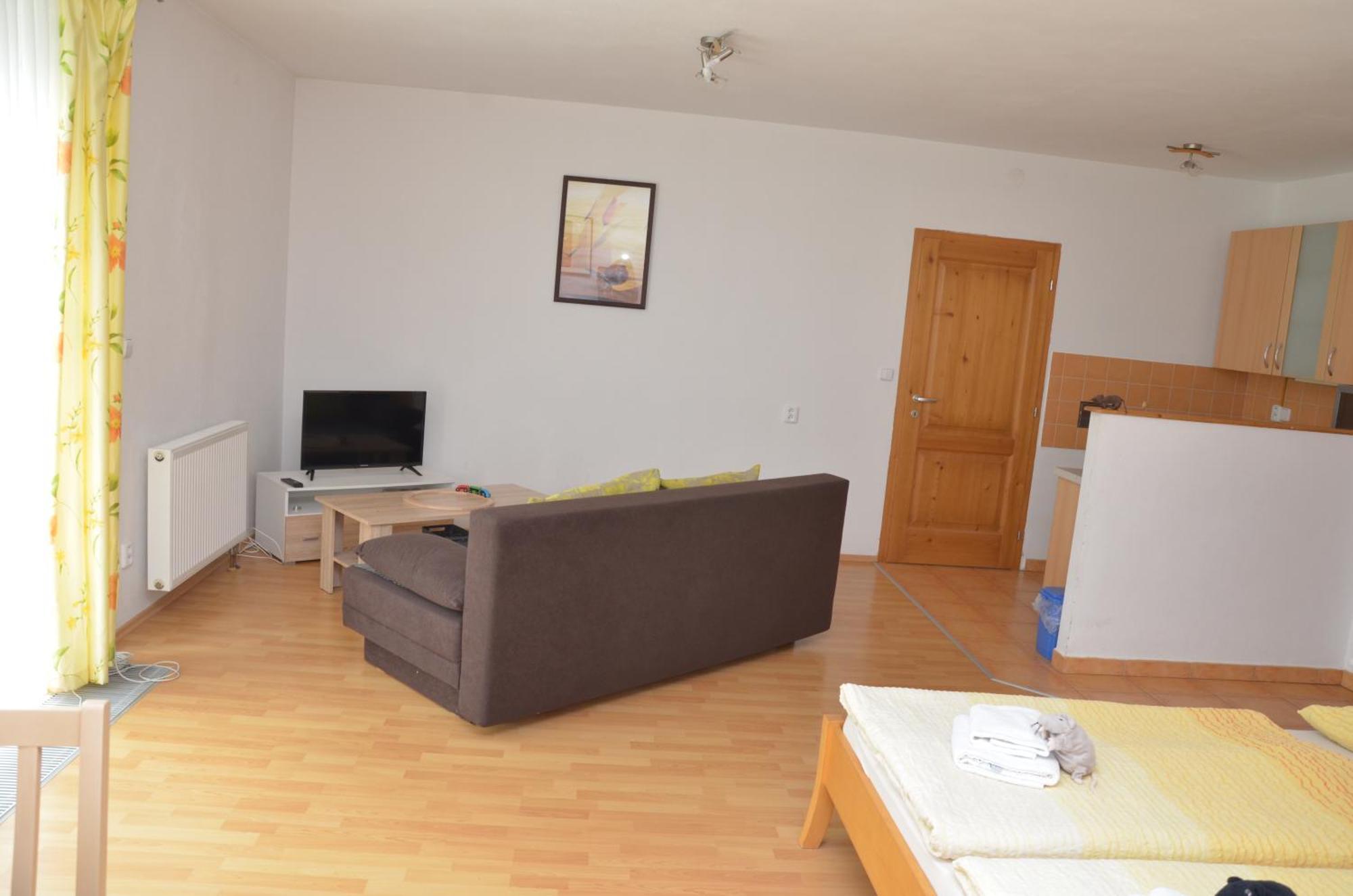 Appartement Lipno Riviéra - Myši v botě à Lipno nad Vltavou Chambre photo